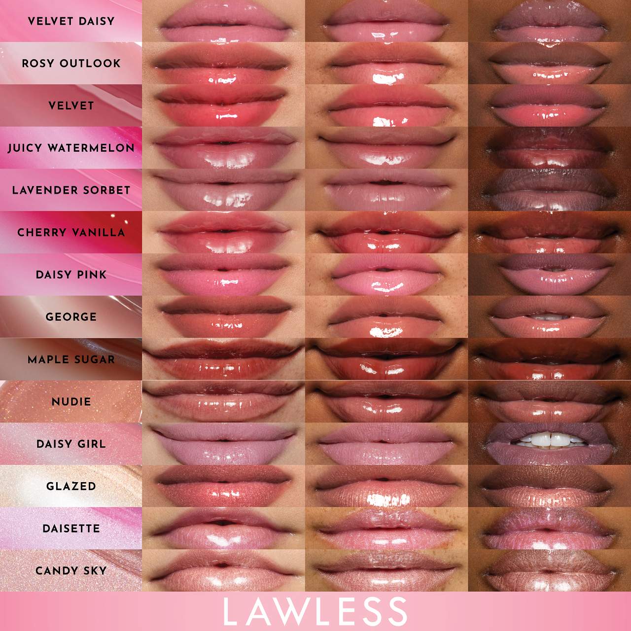 LAWLESS
Forget The Filler Lip Plumper Line Smoothing Gloss (pre-order)