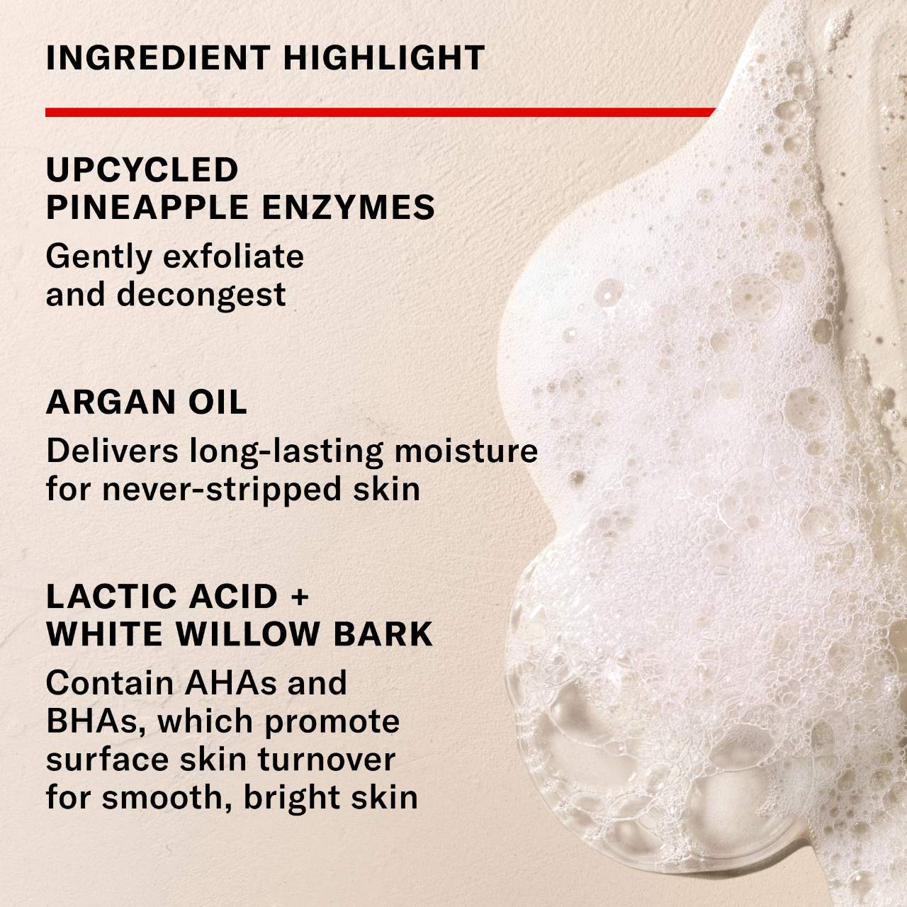 Josie Maran Pineapple Enzyme Exfoliating + Brightening Foaming Gel Cleanser with AHAs (pre-order)