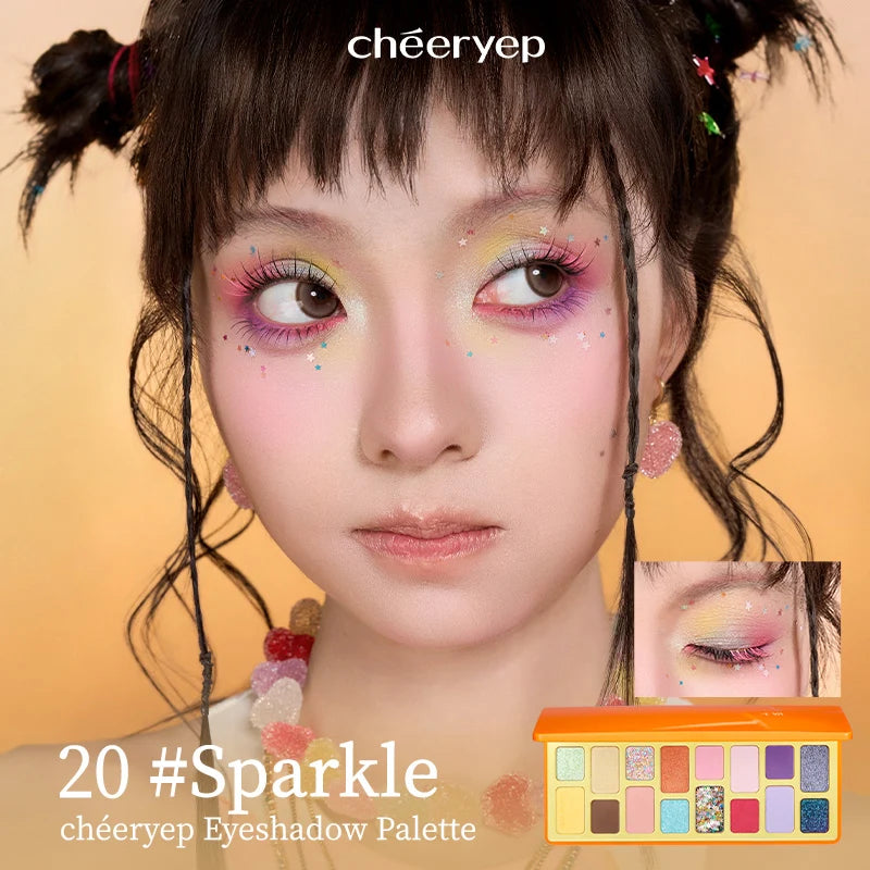 chéeryep 16-Color Natural Star Eye Shadow Palette