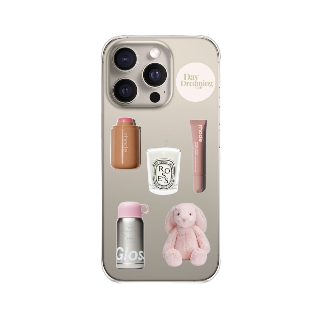 3D day dreaming girls stickers #2