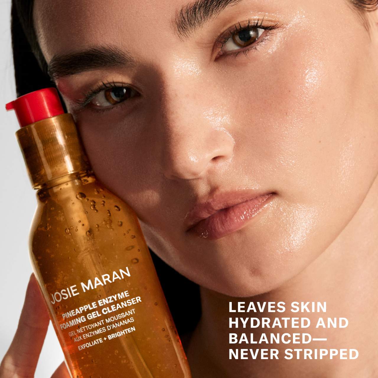 Josie Maran Pineapple Enzyme Exfoliating + Brightening Foaming Gel Cleanser with AHAs (pre-order)