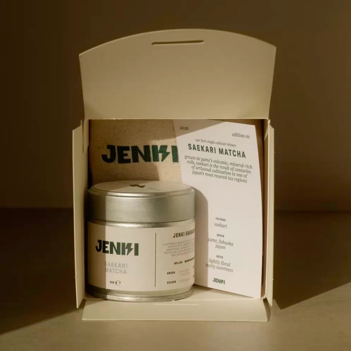 JENKI MATCHA
SAEKARI MATCHA