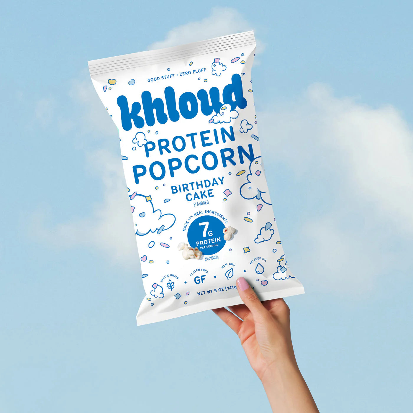 Khloud BIRTHDAY CAKE PROTEIN POPCORN