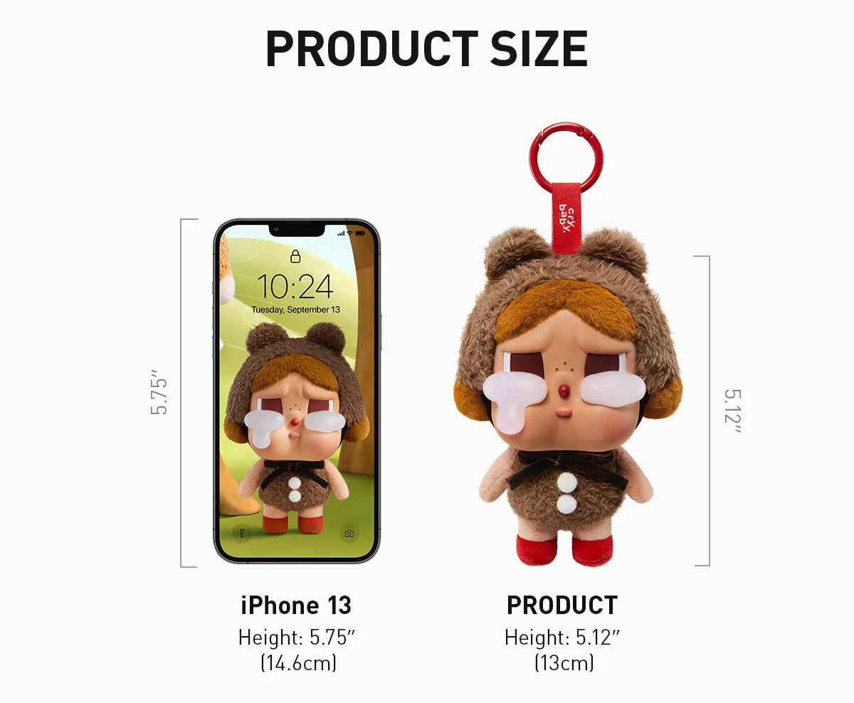 CRYBABY Crying Again Series-Vinyl Face Plush Blind Box (single box)