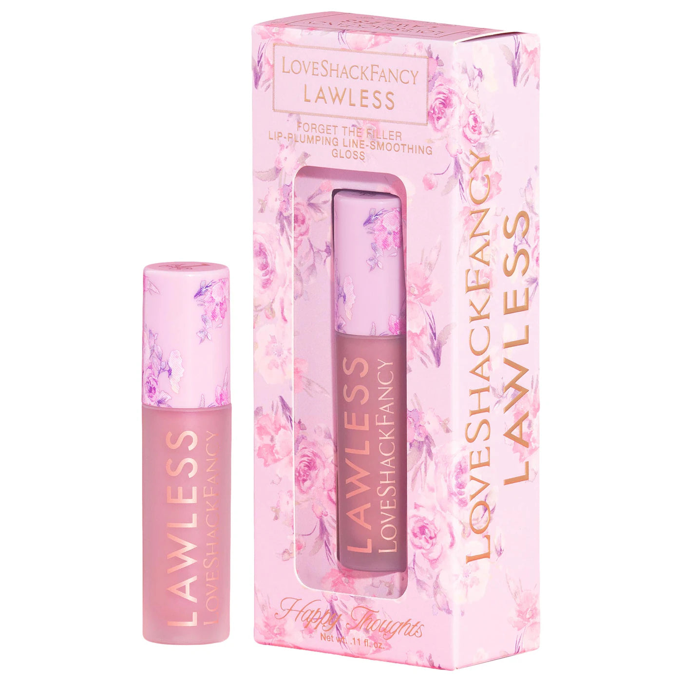 LAWLESS
Forget The Filler Lip Plumper Line Smoothing Gloss (pre-order)