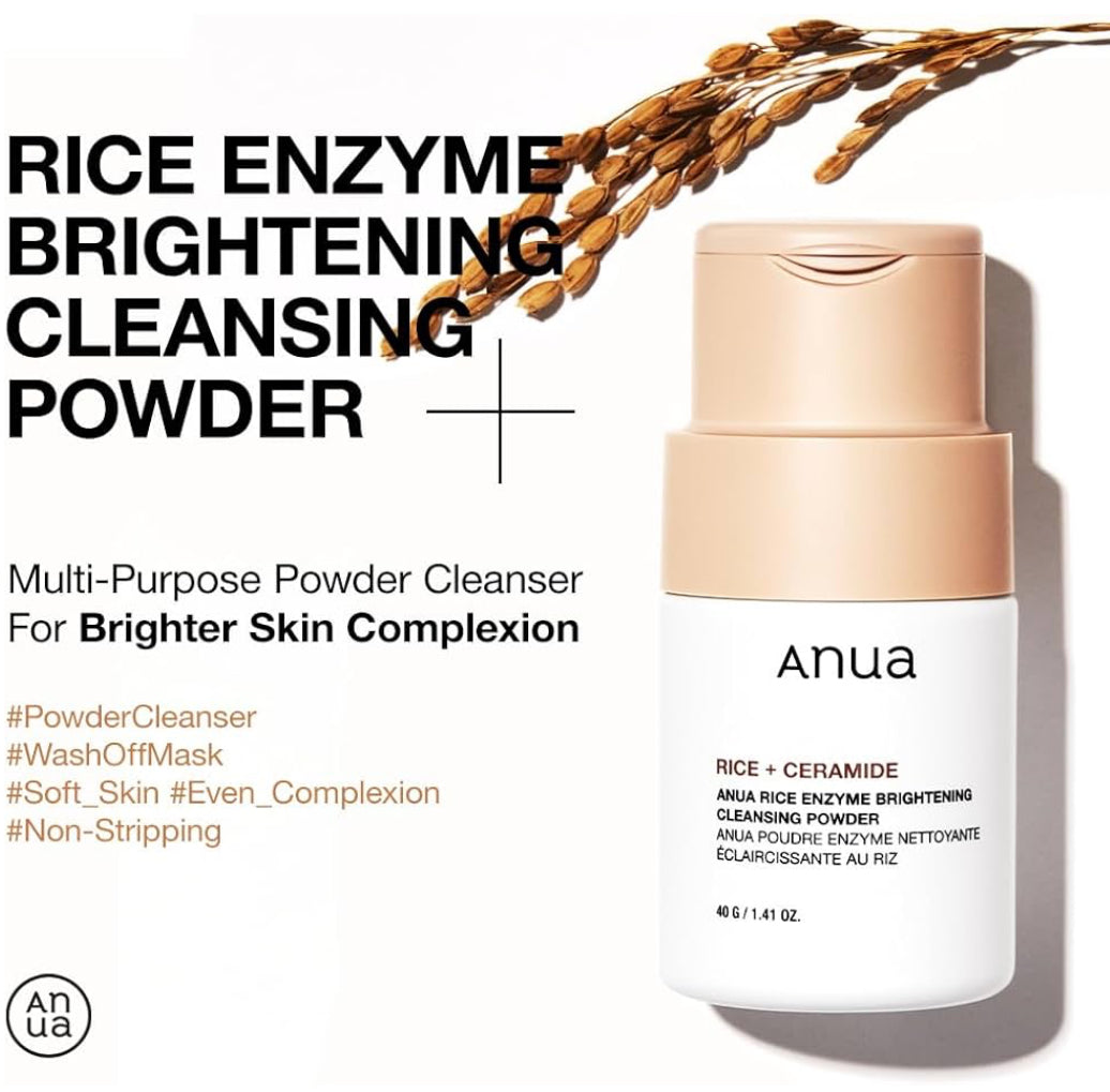 ANUA Rice Enzyme Brightening Cleansing Powder