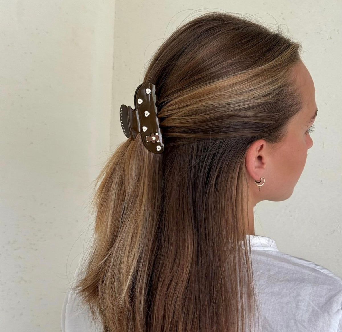 SWEETHEART CLIP IN TOASTED TEDDY