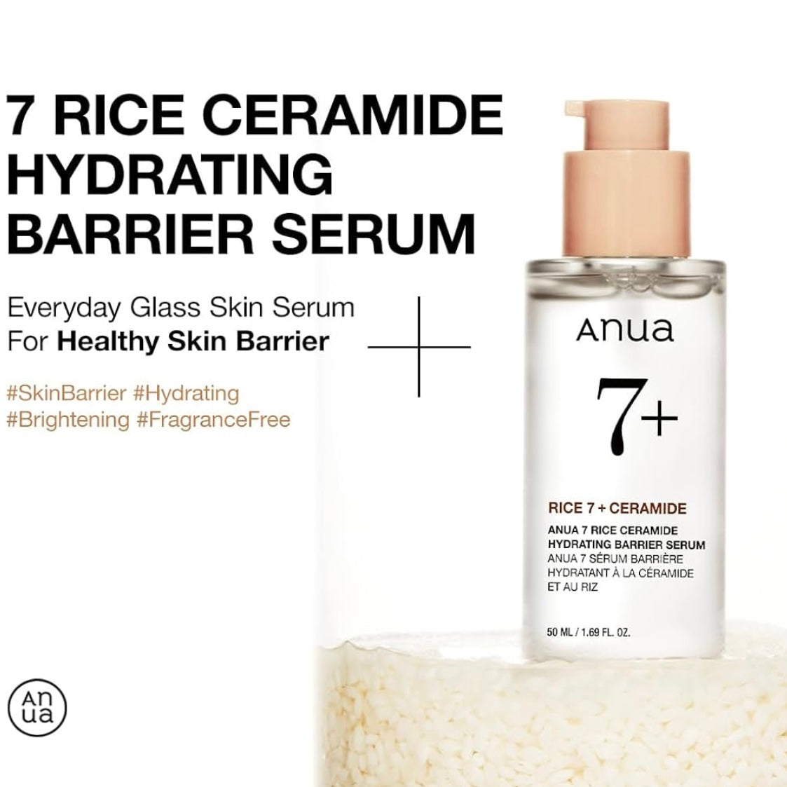 ANUA Rice Ceramide 7 Hydrating Barrier Serum
