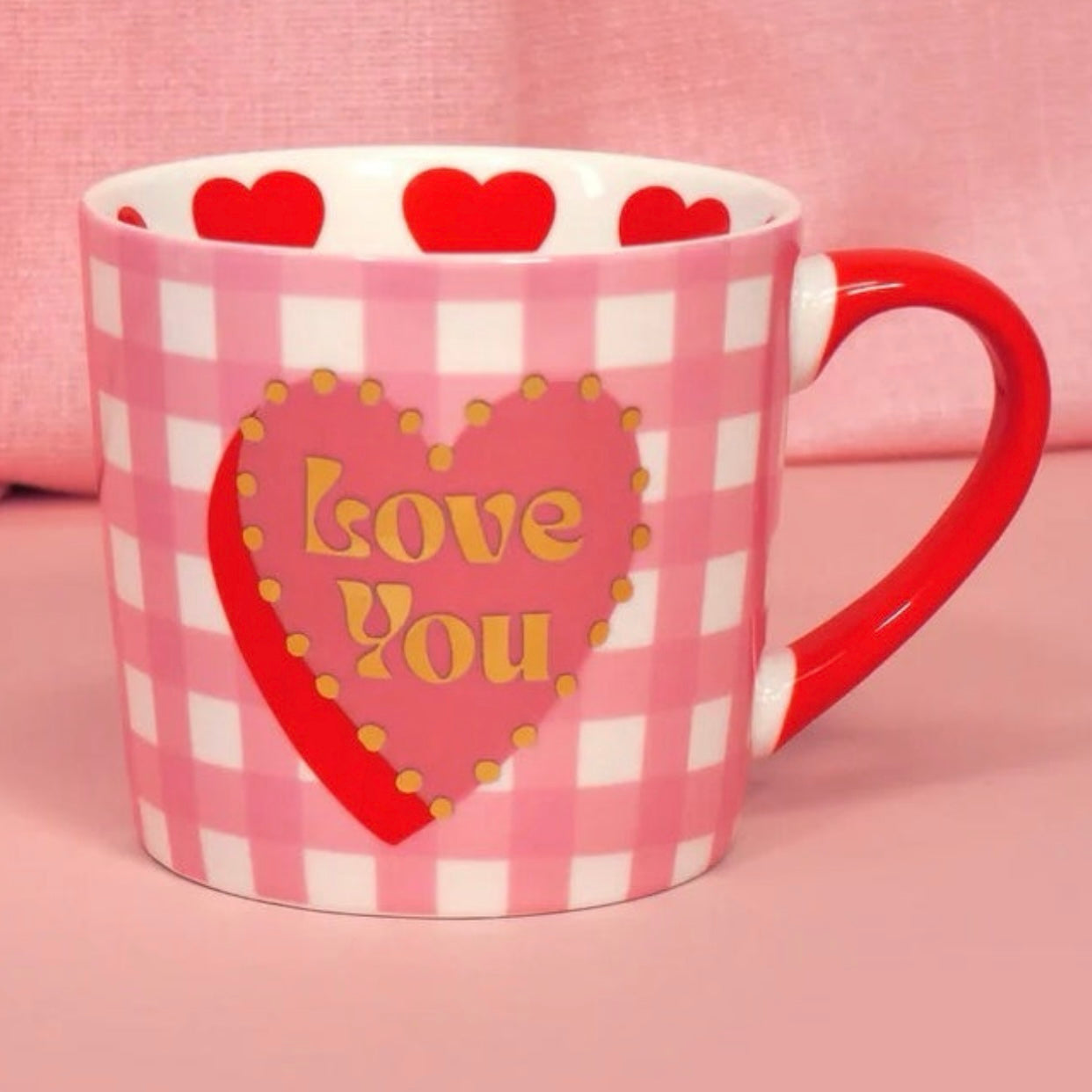 Eleanor Bowmer Love You Heart Mug