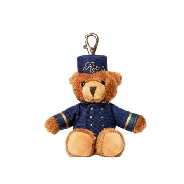 Teddy bear bellboy key ring