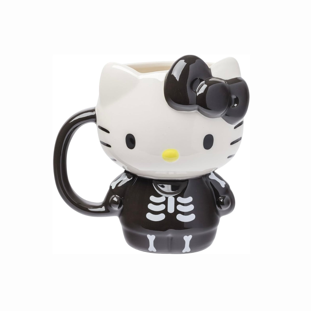 Hello Kitty skeleton mug