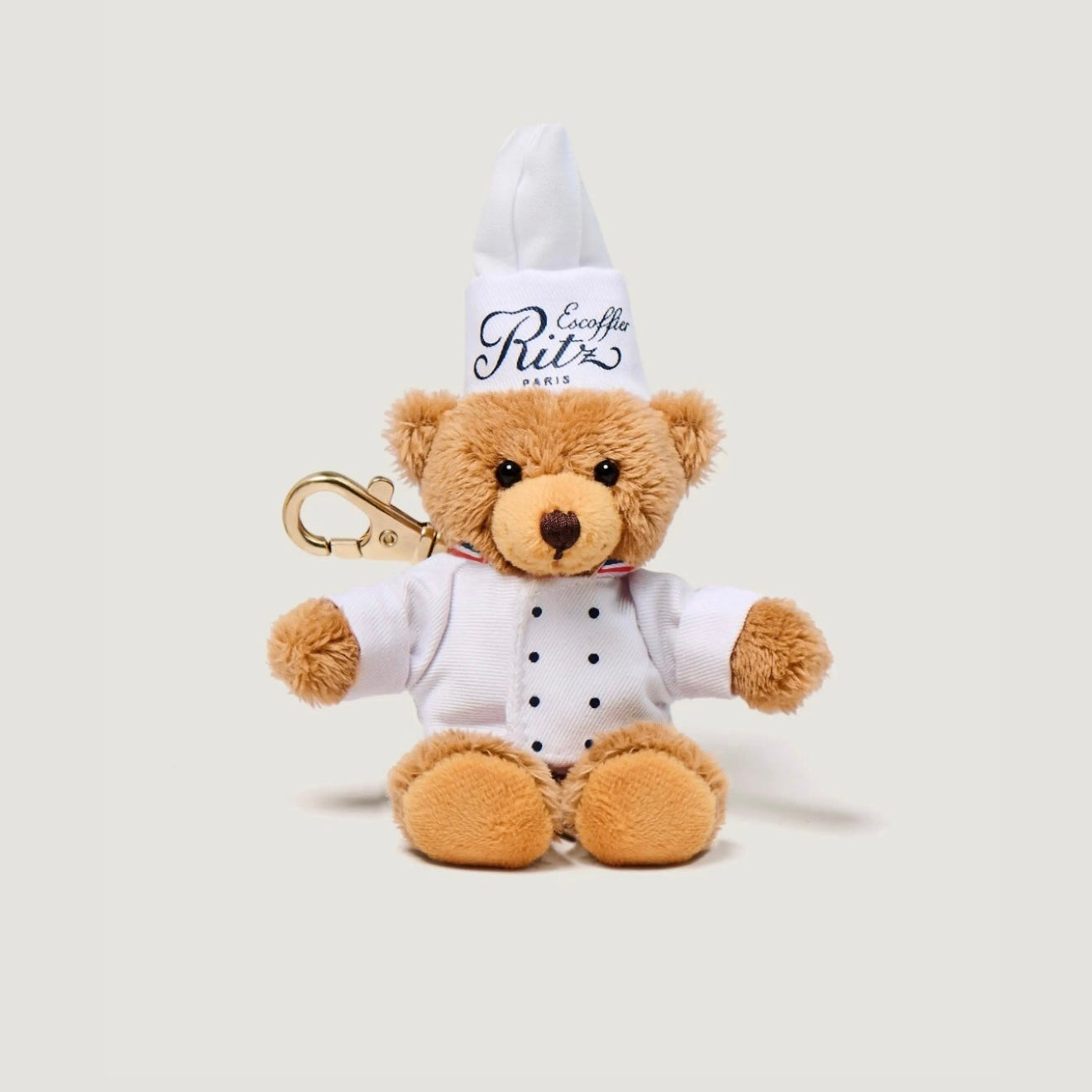 Teddy bear chef key ring