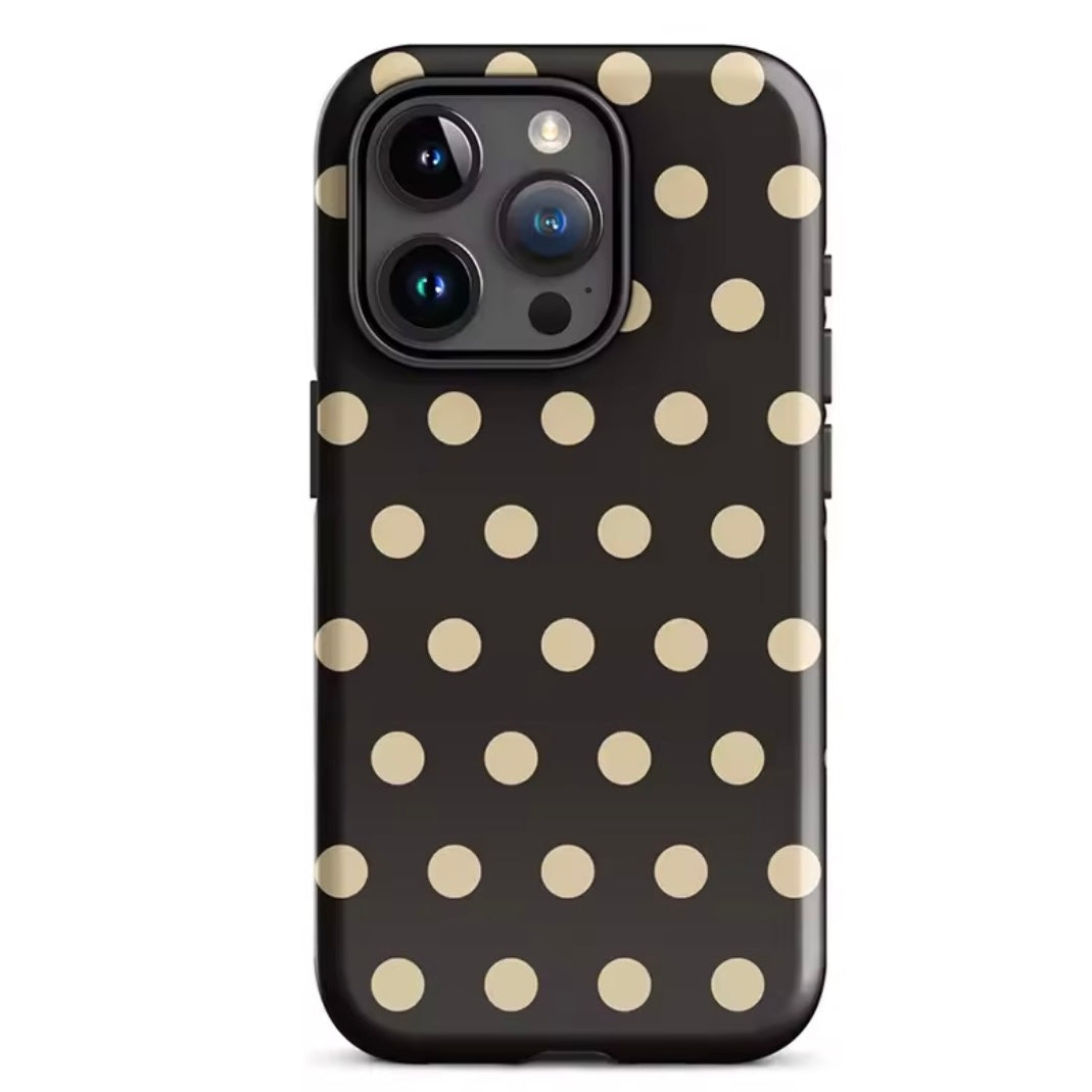 Polka dot phone case #1