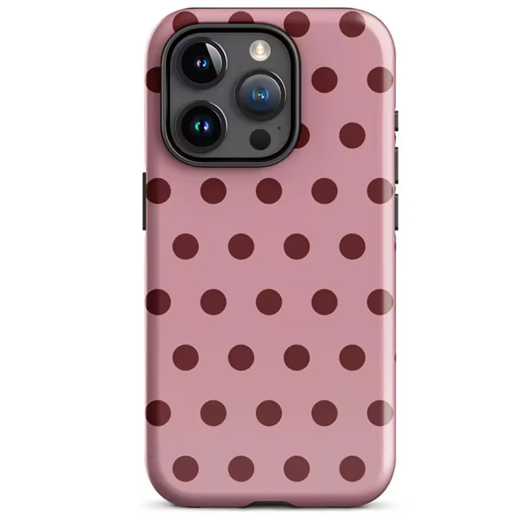 Polka dot phone case #4