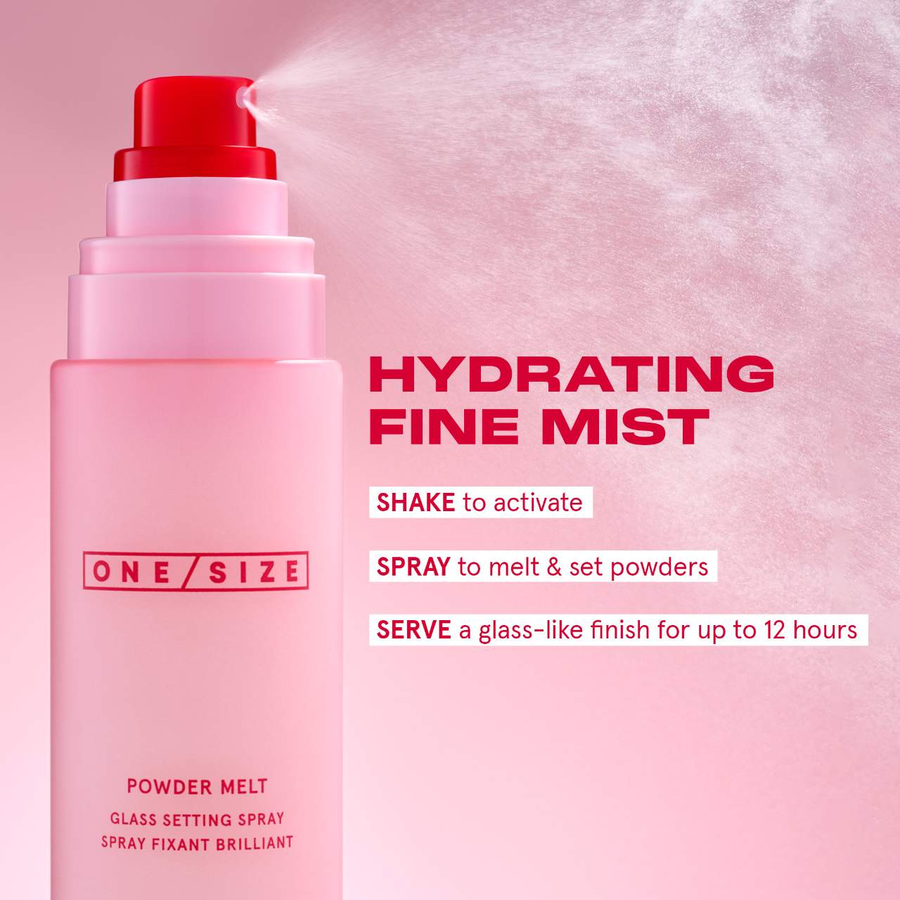 ONE/SIZE Powder Melt Glass Setting Spray (pre-order)
