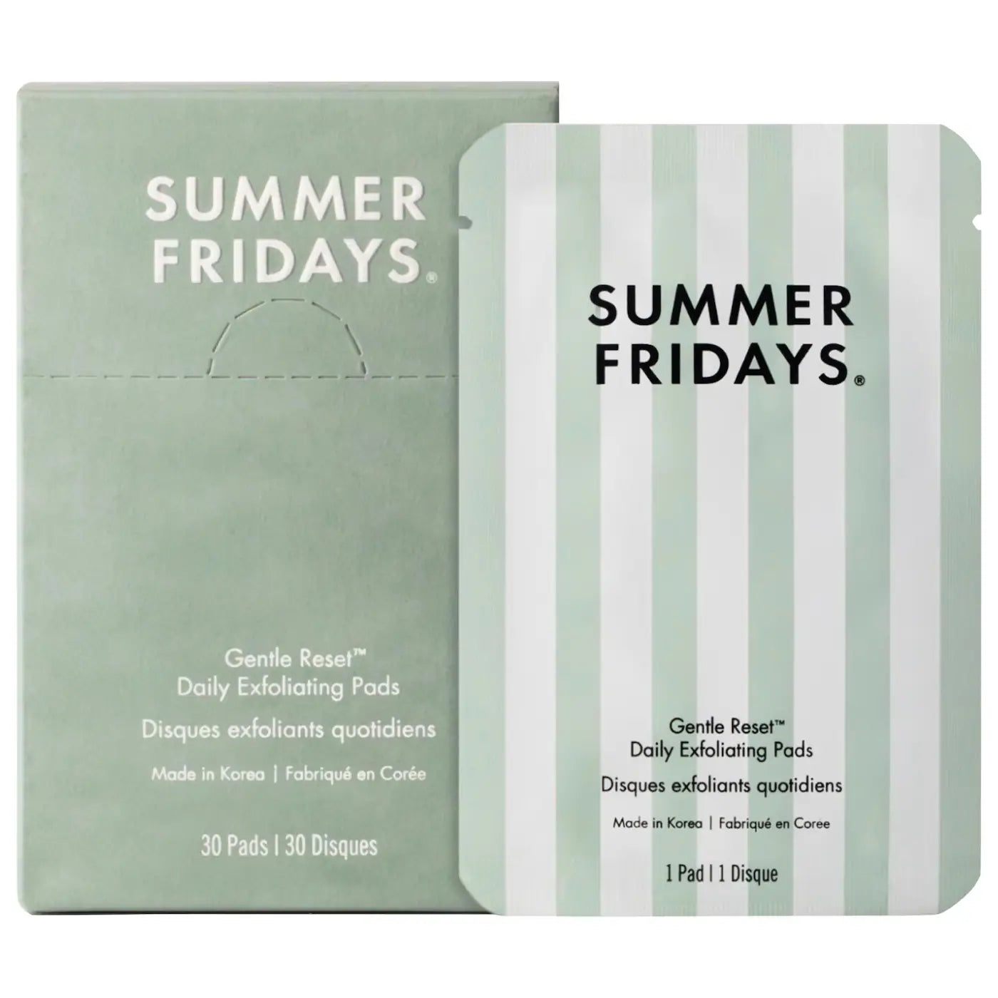 Summer Fridays
Gentle Reset Daily Exfoliating Pads to Smooth + Minimize Pores with AHAs (pre-order)