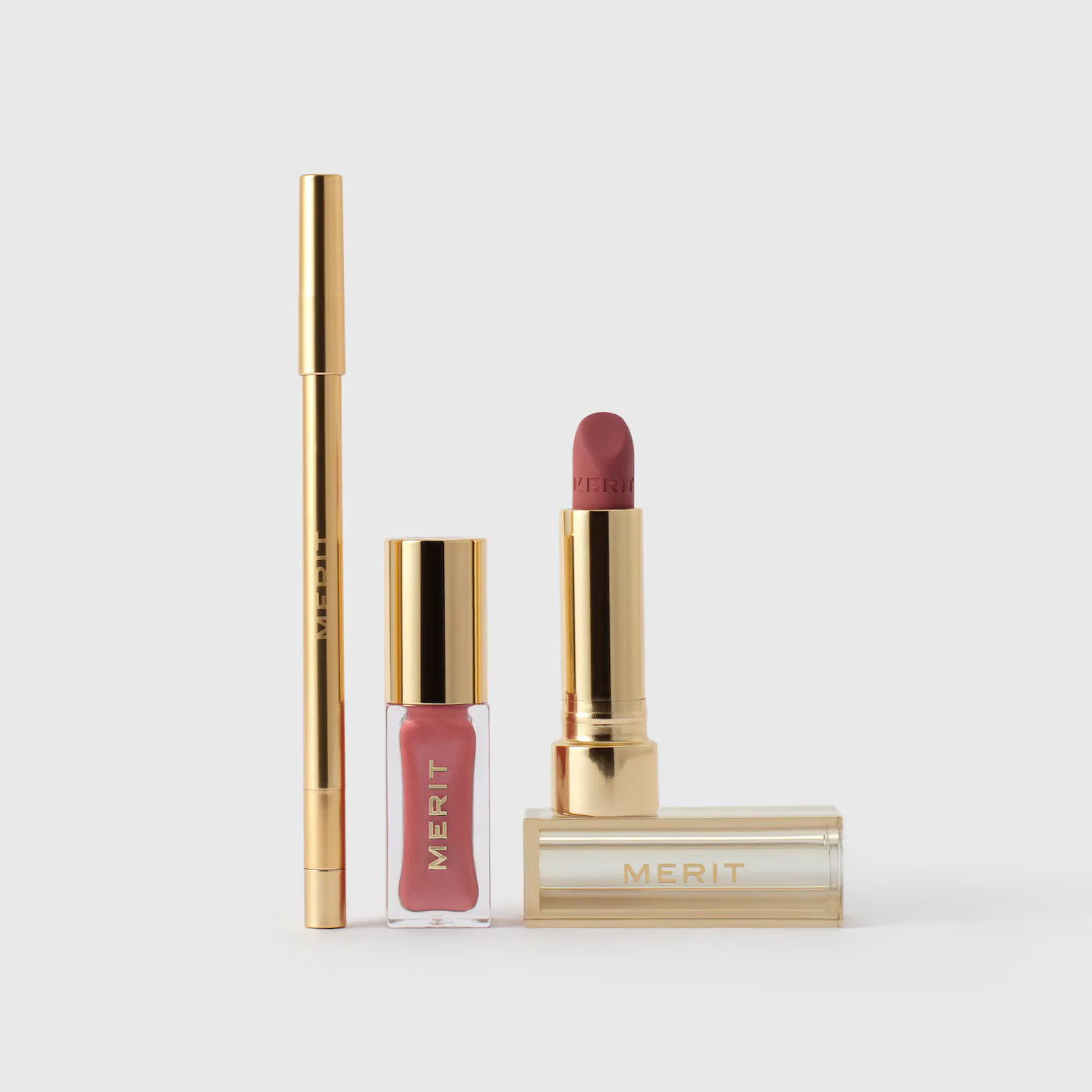 MERIT The Archival Lip Essentials Gift Set (pre-order)
