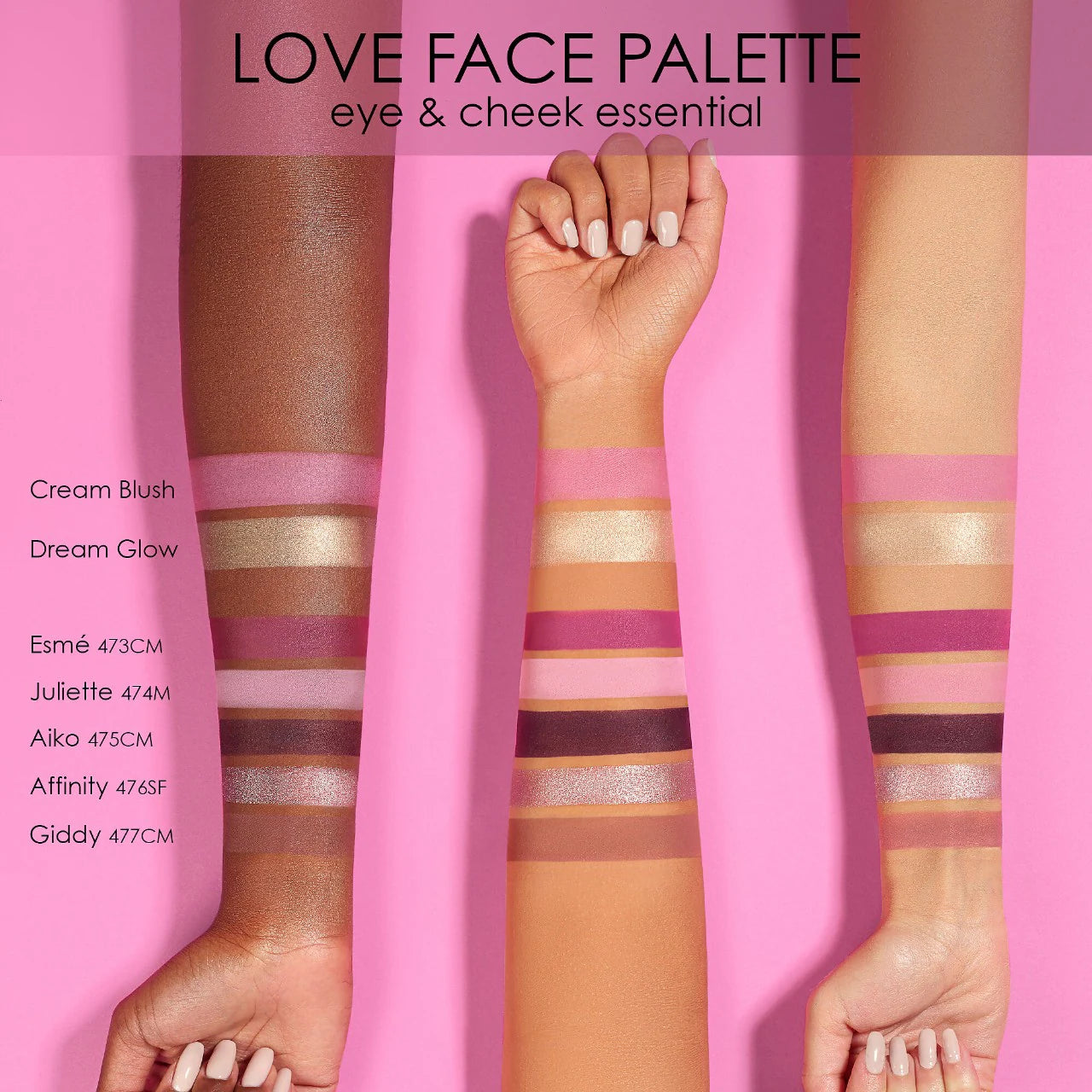 NATASHA DENONA
Love Face Eyeshadow & Cheek Essential Palette (pre-order)