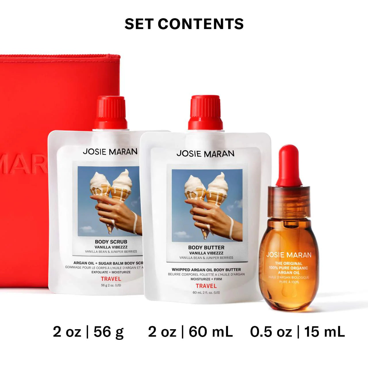 Josie Maran The Babies 3-Piece Hydration Travel Trio (pre-order)