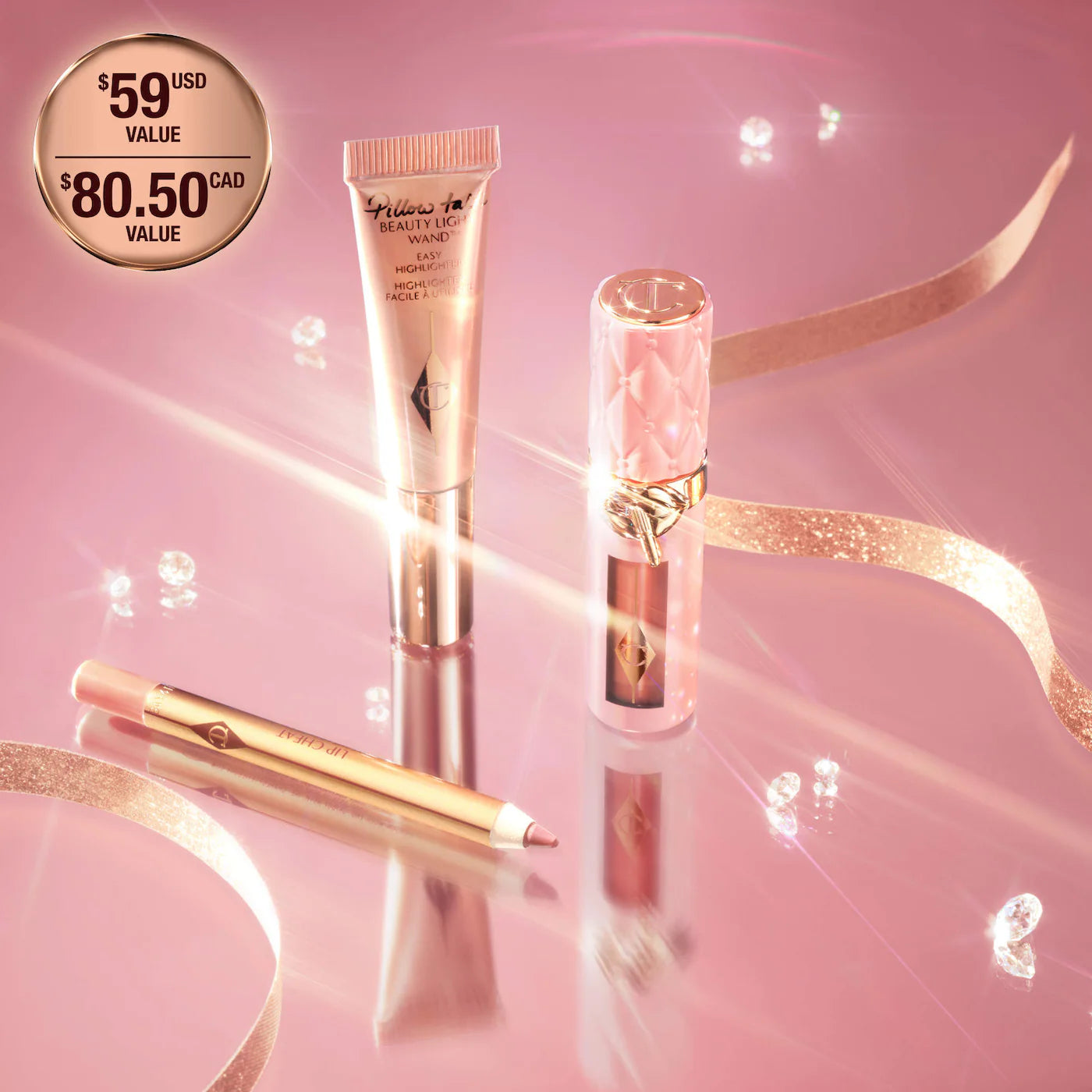 Charlotte Tilbury
Lip and Cheek Trio Makeup Gift Set