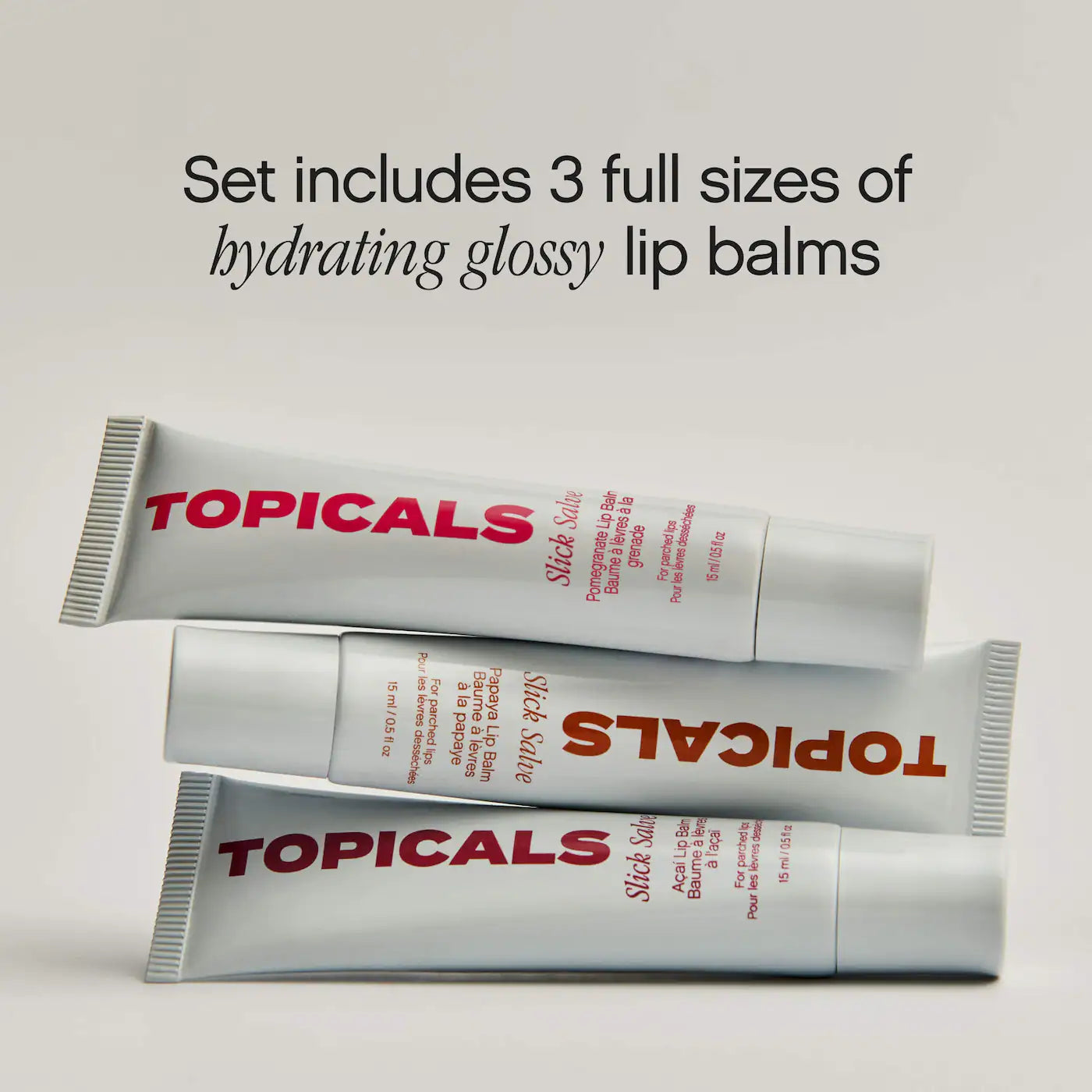 Topicals
Slick Salve Glossy Lip Balm Trio
