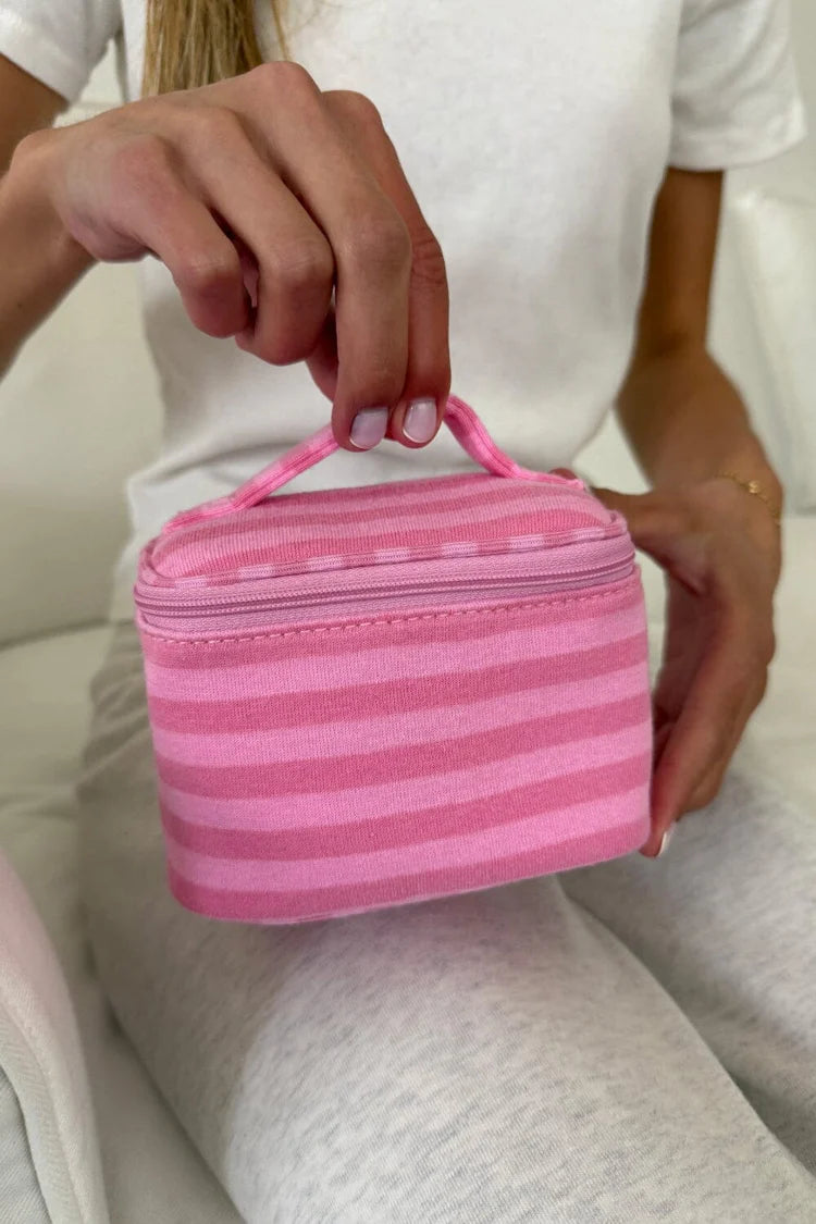 Brandy Melville STRIPES MAKEUP BAG