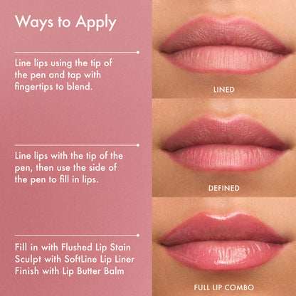 Summer Fridays 
Flushed Lip Stain 12HR Transfer-Proof Lip Tint