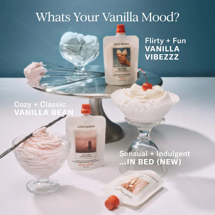 JOSIE MARAN 
The Vanilla Babies 3-Piece Body Butter Hydration Mini Gift Set