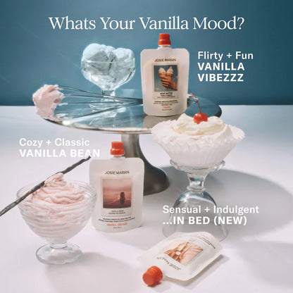 JOSIE MARAN 
The Vanilla Babies 3-Piece Body Butter Hydration Mini Gift Set