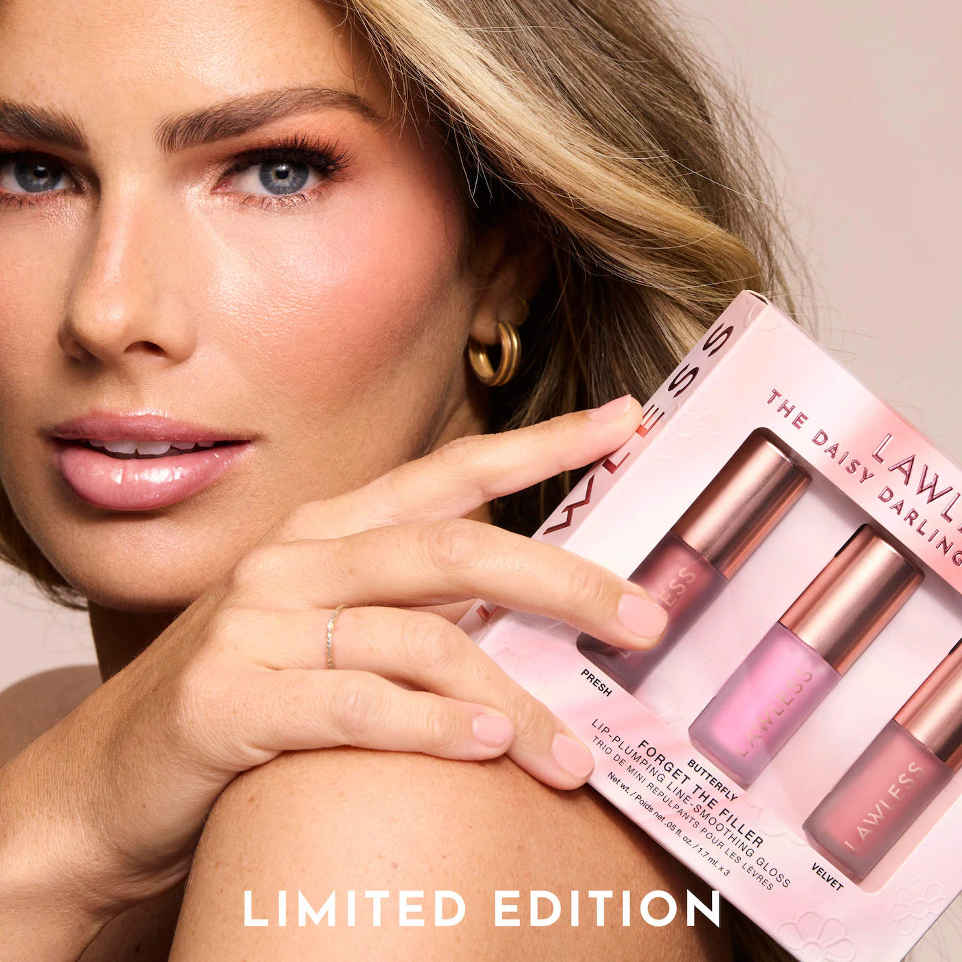 LAWLESS 
Mini Daisy Darlings Lip-Plumping Lip Gloss Trio