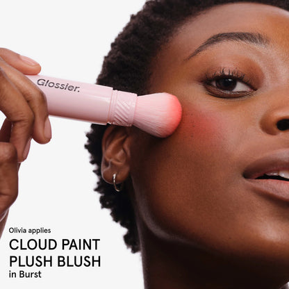 Glossier 
Cloud Paint Dual-Ended Cheek Blush Brush