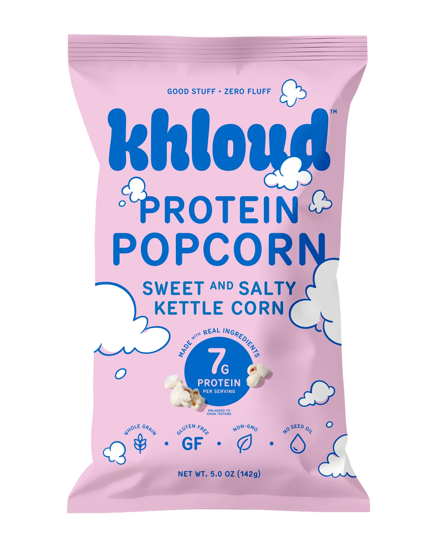 Khloud SWEET AND SALTY KETTLE CORN PROTEIN POPCORN