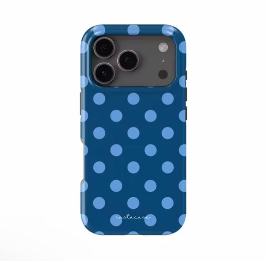 Blue Polka Dots Phone Case
