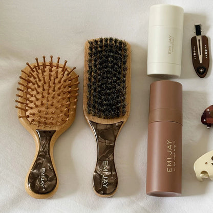 Emi Jay 
Mini Paddle Hair Brush in Toasted Sugar