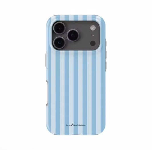 Blue stripes Phone Case