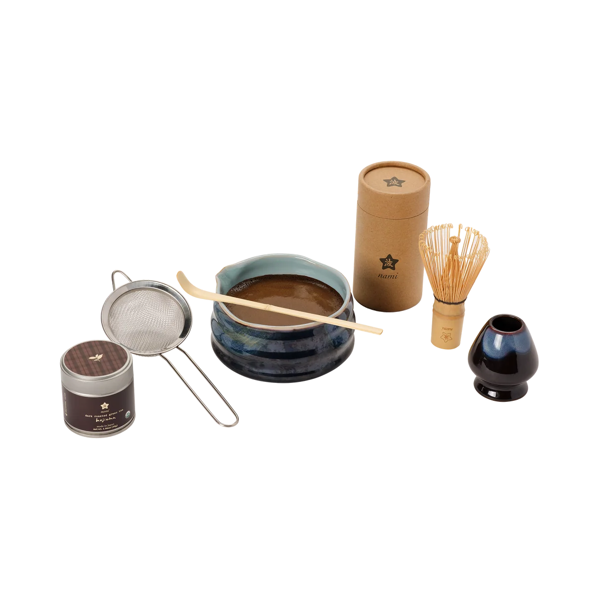 Nami Matcha Dark Roast Hojicha Kit