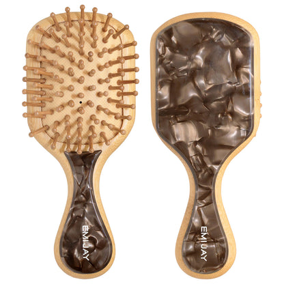 Emi Jay 
Mini Paddle Hair Brush in Toasted Sugar