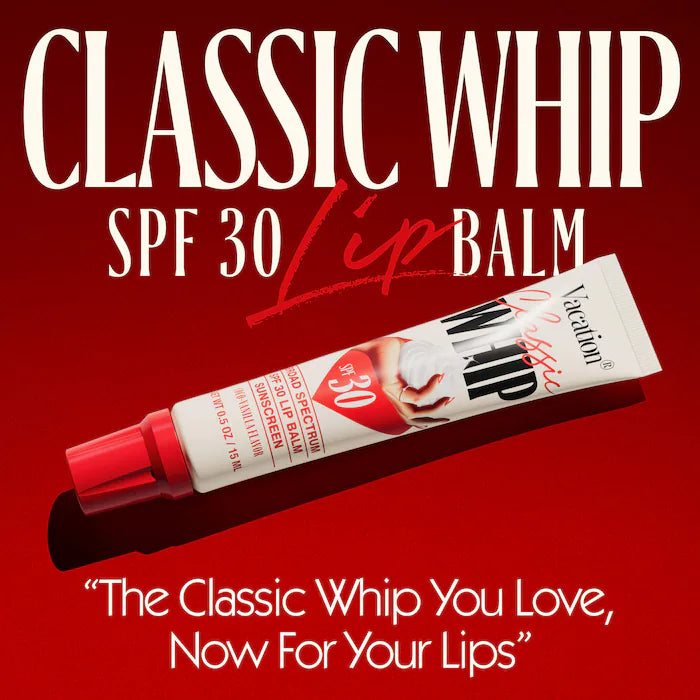 Vacation 
Classic Whip Lip SPF 30 Lip Balm