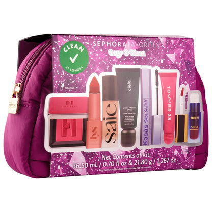 Sephora Favorites 
Cozy & Clean Makeup Value Set