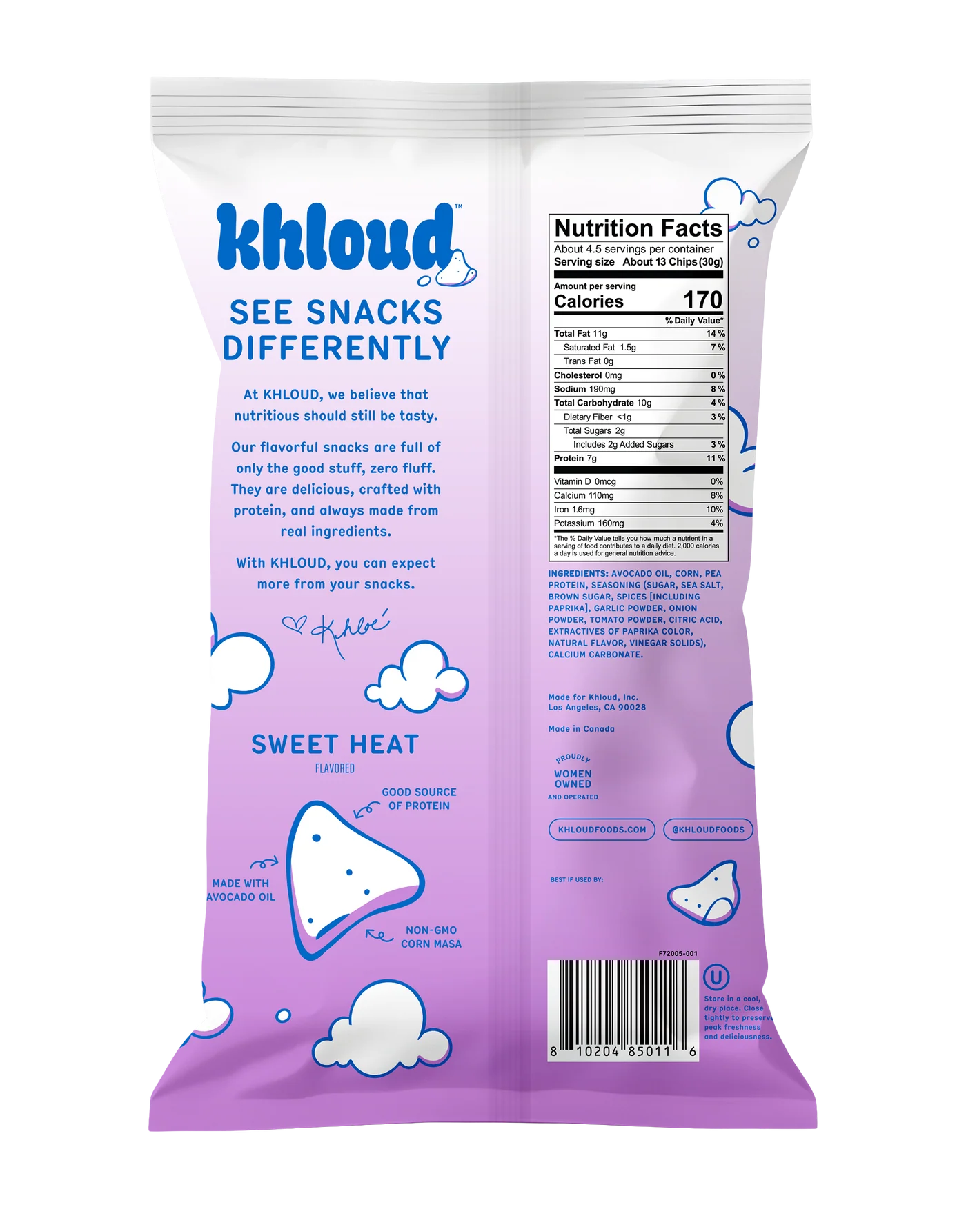 Khloud SWEET HEAT PROTEIN CHIPS