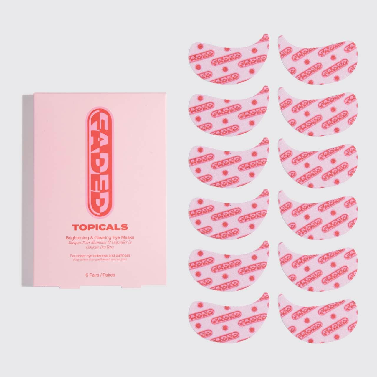 Topicals 
Faded Under Eye Brightening & Clearing Eye Masks