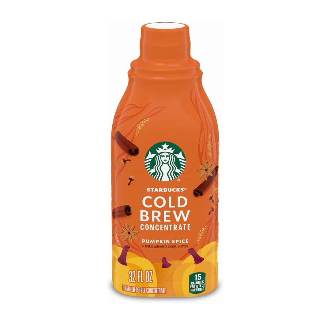 Starbucks Pumpkin Spice Cold Brew Coffee Concentrate