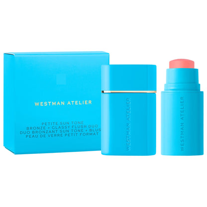 Westman Atelier 
Mini Sun Tone Bronze + pH Glassy Blush Duo Gift Set