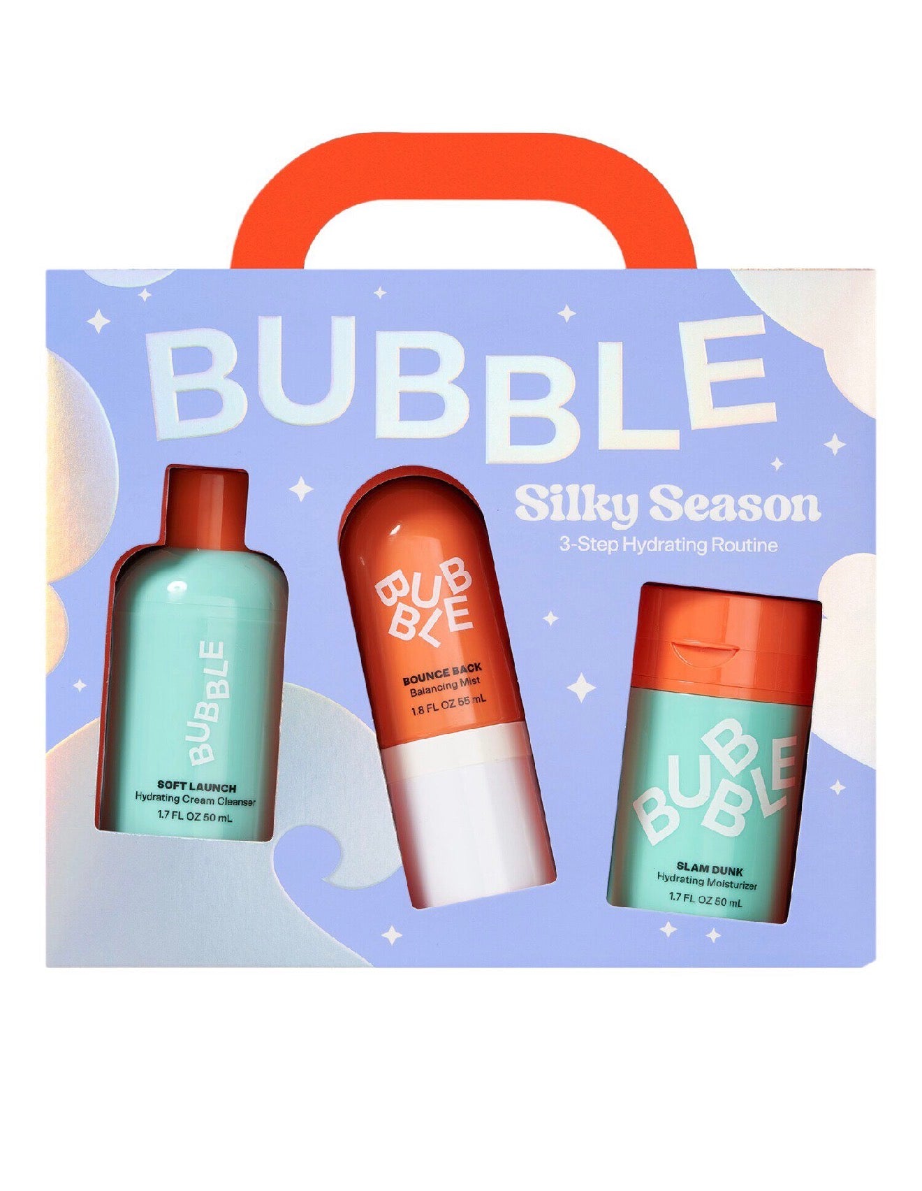 BUBBLE
Silky Season 3-Step Hydrating Routine