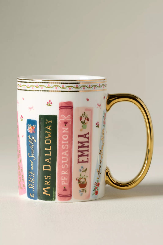 Rifle Paper Co. Porcelain Book Mug
