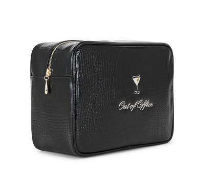 Out Of Office Martini Croc Pouch