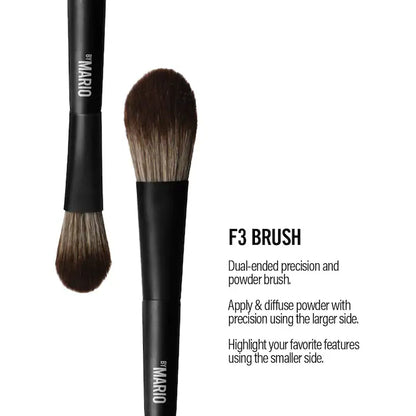 MAKEUP BY MARIO 
Mario's Face and Eye Trio Cosmetic Brush Set