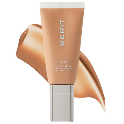 MERIT 
The Uniform™ Tinted Mineral Sunscreen Broad Spectrum SPF 45