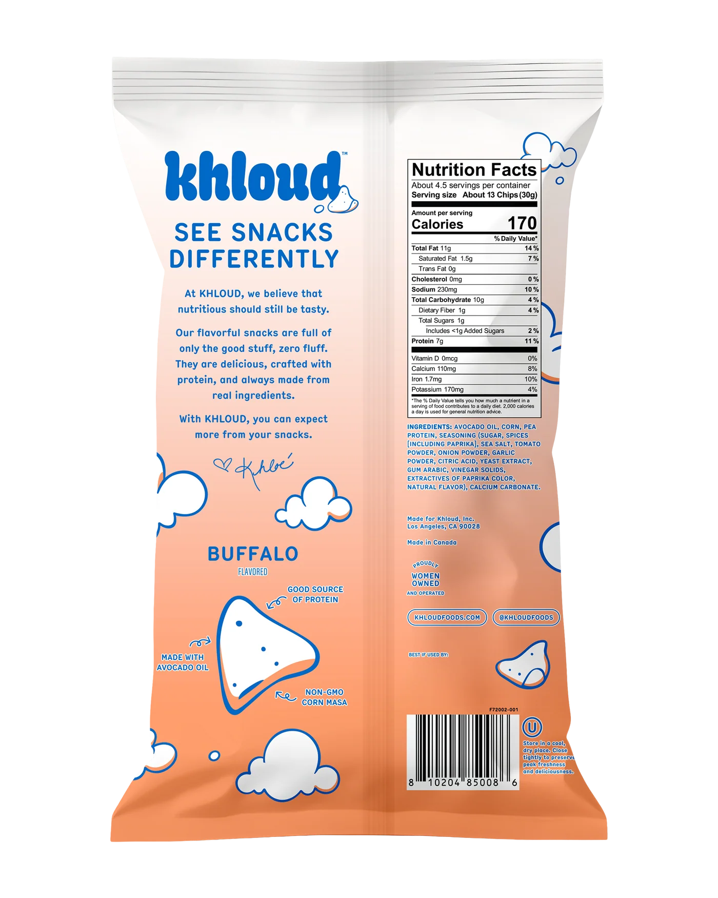 Khloud BUFFALO PROTEIN CHIPS