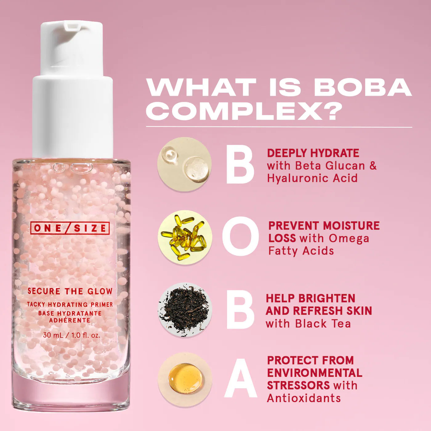 Secure the Glow Tacky Hydrating Primer with BOBA Complex